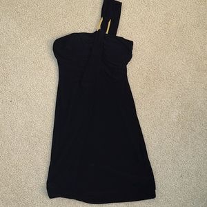 Black One Shouldered Cocktail Dress size 6